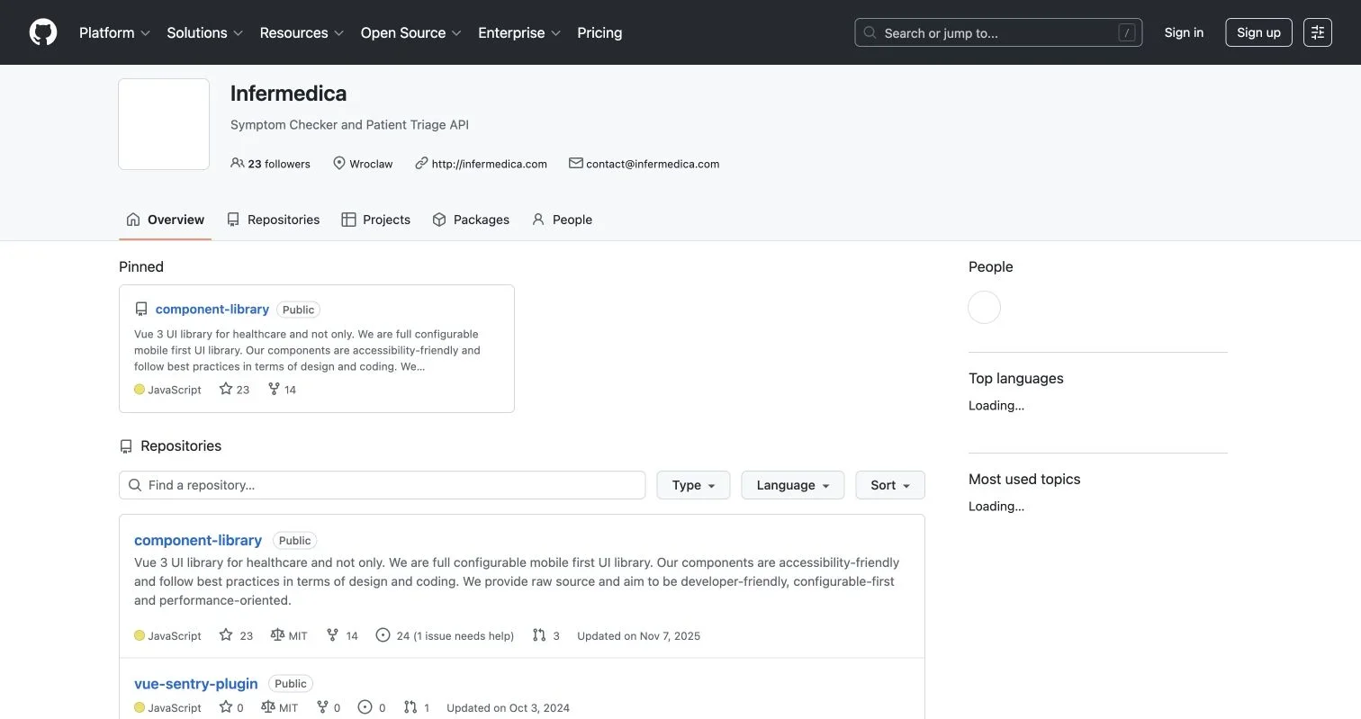 Infermedica Symptom Checker for Call Center Triage